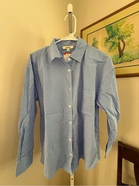 Edited By Remi Bader Oversized Button Down Shirt. NWT. Size XS.